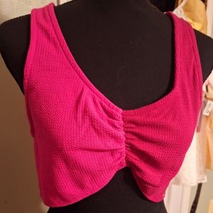 Stylish pink, stretchy tank. WILD FABLE BRAND. size XL.